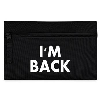 I'm back - Federtasche - Schwarz - Vorne