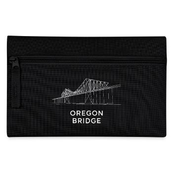 Oregon Portland Amerika Bundesstaat für Oregon - Federtasche - Schwarz - Vorne