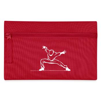 Breakdancer Zeichnung - Federtasche - Rot - Vorne