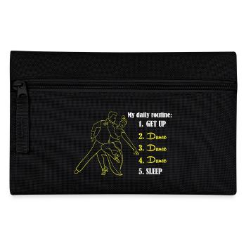 Walzer Paartanz - Federtasche - Schwarz - Vorne