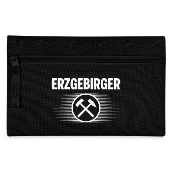 Erzgebirge Heimatliebe - Federtasche - Schwarz - Vorne