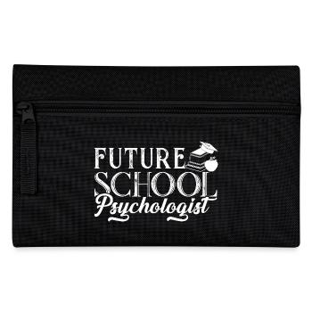 School Psychologist Future - Pencil Case - black - Front