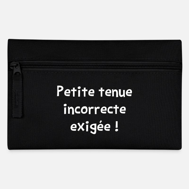 FALSCHES OUTFIT ERFORDERLICH! (Liebe) - Federtasche - Schwarz