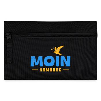 Nordsee Urlaub MOIN HAMBURG Lustiges - Federtasche - Schwarz - Vorne