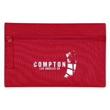 city of compton - Pencil Case - red - Front
