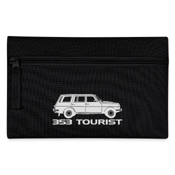 Wartburg w353 Tourist - Federtasche - Schwarz - Vorne