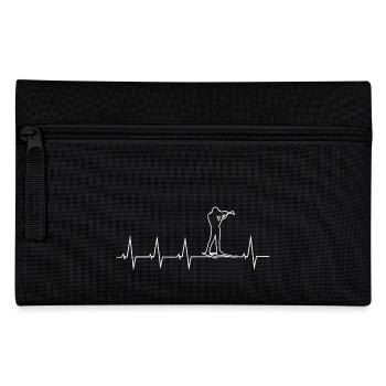 I love biathlon - Pencil Case - black - Front