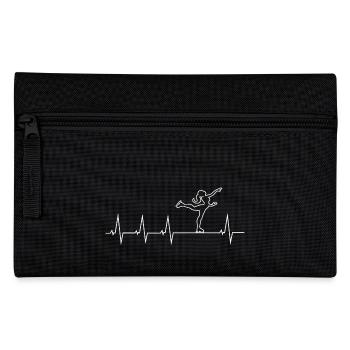 J’aime le patin à glace - Trousse - noir - Devant