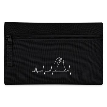 Mariage - mariée et le marié - « heartbeat » - Trousse - noir - Devant