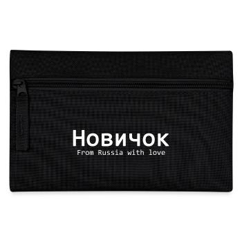 novichok - Federtasche - Schwarz - Vorne