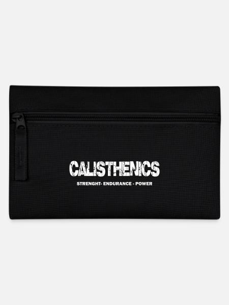 Calisthenics Fitness gym bar streetworkout - Federtasche - Schwarz