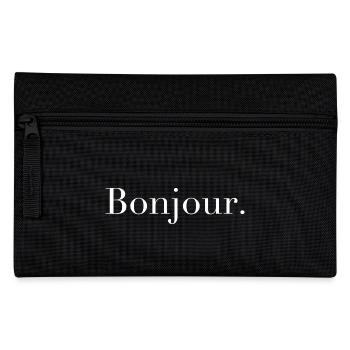 Bonjour - Federtasche - Schwarz - Vorne
