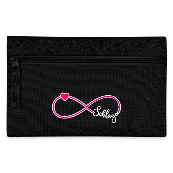 Unendlichkeit Symbol Schlager Infinity - Federtasche - Schwarz - Vorne