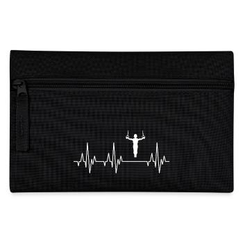Heartbeat ECG Gymnastique Gymnastique Acrobatie Sport - Trousse - noir - Devant