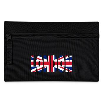 London - Federtasche - Schwarz - Vorne