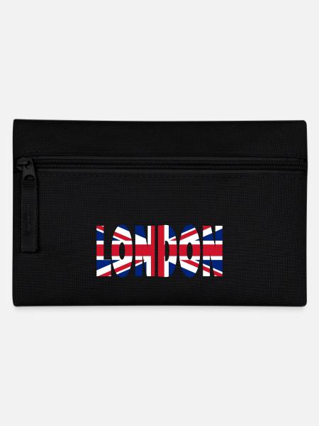 London - Federtasche - Schwarz
