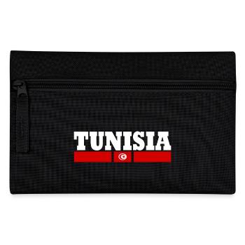 Drapeau design tunisien cool by Milaino - Trousse - noir - Devant