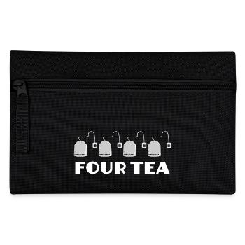 Four Tea - Shirt 40. Geburtstag 40 Vierzig - Federtasche - Schwarz - Vorne