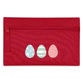 Three Easter eggs - Pencil Case - red - Front