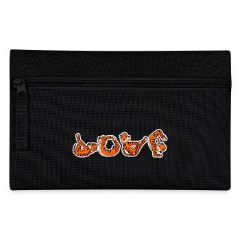 Love Yoga Fitness Tiger - Federtasche - Schwarz - Vorne
