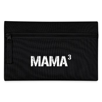 Mom Of 3 Kids - Awesome Mom Mother's Day Gift - Pencil Case - black - Front
