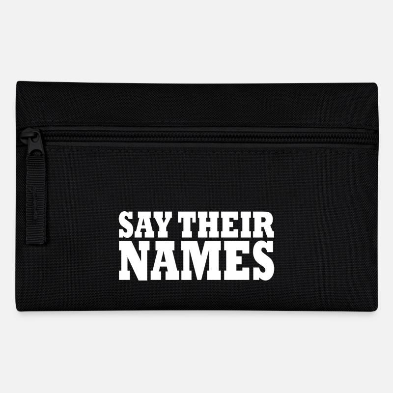 say their names - Federtasche - Schwarz