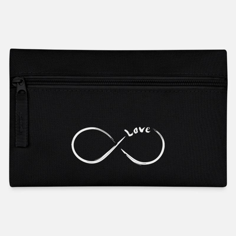 Unendlichkeit Love - Federtasche - Schwarz