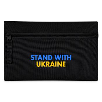 stand with ukraine - Trousse - noir - Devant