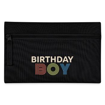 Birthday Boy - Retro Geburtstagsfeier für Kinder Jungen - Federtasche - Schwarz - Vorne