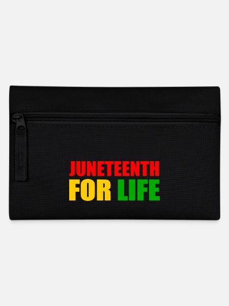 juneteenth - Federtasche - Schwarz