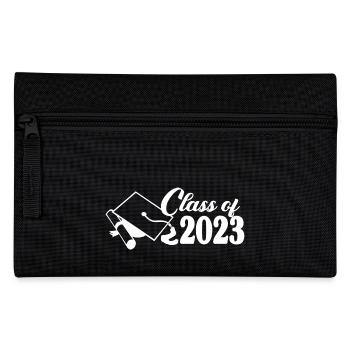 Klasse von 2023 Abschlussfeier Geschenk für ihn und sie - Federtasche - Schwarz - Vorne