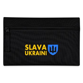 Slava ukraini - Federtasche - Schwarz - Vorne