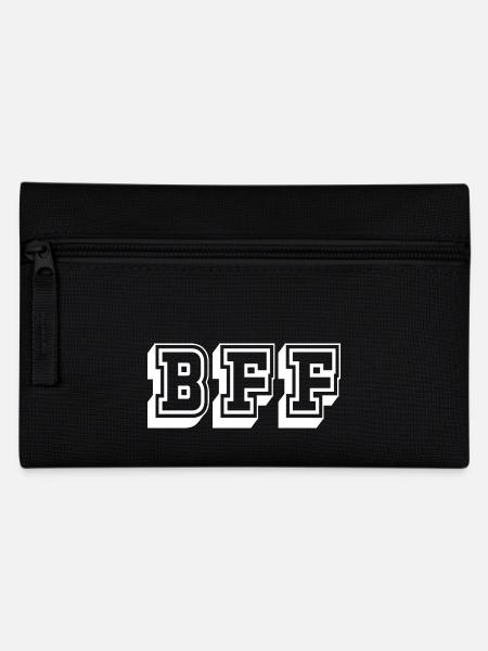 BFF Tshirt blanc - Trousse - noir