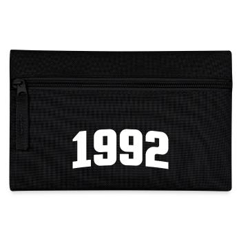 Jahr 1992, 30 Jahre alt, Geschenk zum 30. Geburtstag - Federtasche - Schwarz - Vorne