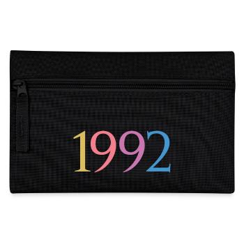 Jahr 1992, 30 Jahre alt, Geschenk zum 30. Geburtstag - Federtasche - Schwarz - Vorne