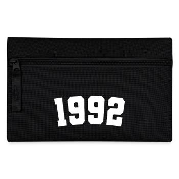 Jahr 1992, 30 Jahre alt, Geschenk zum 30. Geburtstag - Federtasche - Schwarz - Vorne