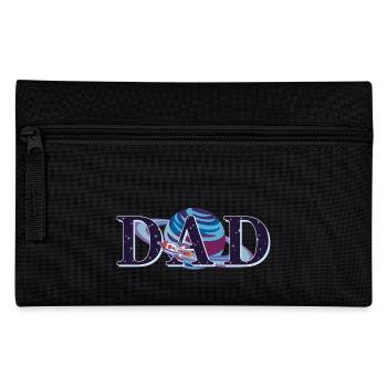 Papa vaisseau spatial planète fête des pères assorti pour les hommes - Trousse - noir - Devant