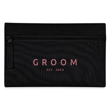 Bräutigam Est. 2023 Verlobungsgeschenk Hochzeit des Bräutigams - Federtasche - Schwarz - Vorne