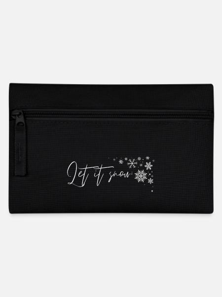 Let It Snow Sparkle - Pencil Case - black