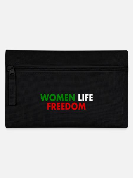 Women life freedom - Federtasche - Schwarz