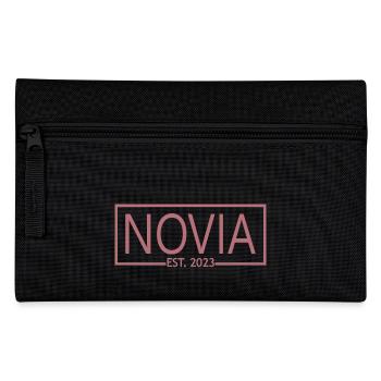 2023 Verlobung Brautdusche Hochzeit - Federtasche - Schwarz - Vorne