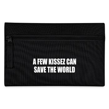 a few kissez can save the world - Pencil Case - black - Front
