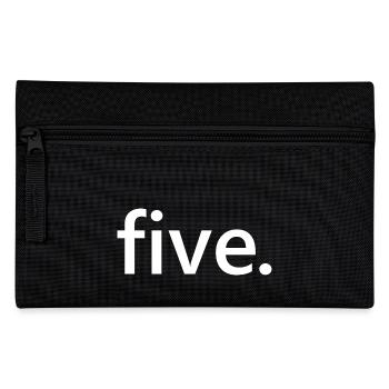 Cinq - 5 ans anniversaire, 5 ans anniversaire - Trousse - noir - Devant