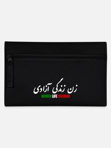 Women life freedom - Federtasche - Schwarz