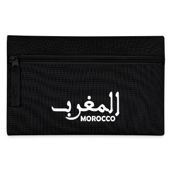 Marokko - Federtasche - Schwarz - Vorne