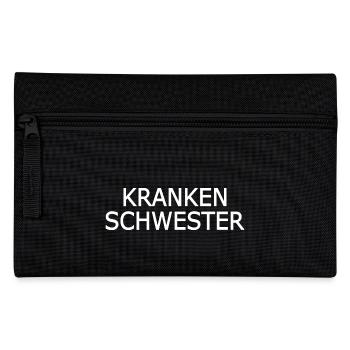 krankenschwester - Federtasche - Schwarz - Vorne