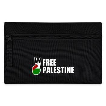 Free palestine - Pencil Case - black - Front