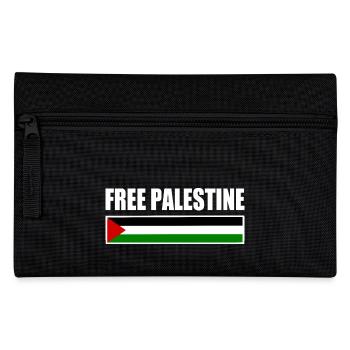 Free palestine - Pencil Case - black - Front