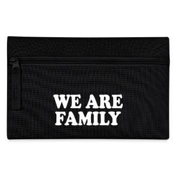 We are family - Pencil Case - black - Front