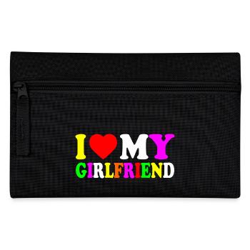 I love my girlfriend - Trousse - noir - Devant